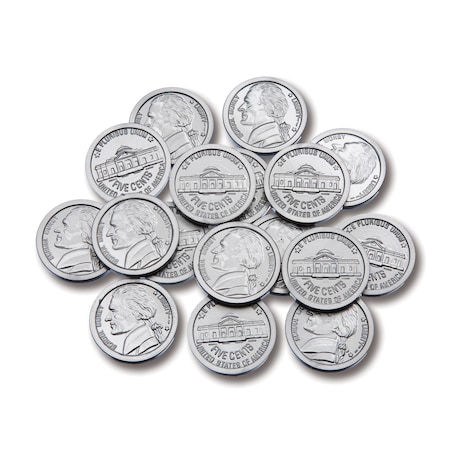 Learning Advantage Play Nickels, 100 Pieces 7522